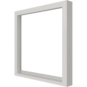 Vast raam | 1 vak | hout