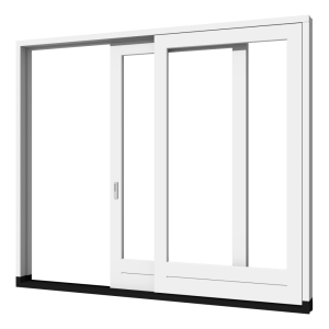 2-delig hefschuifraam | hout