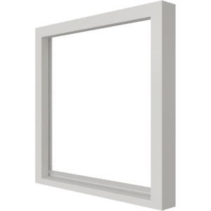 Vast raam | 1 vak | pvc